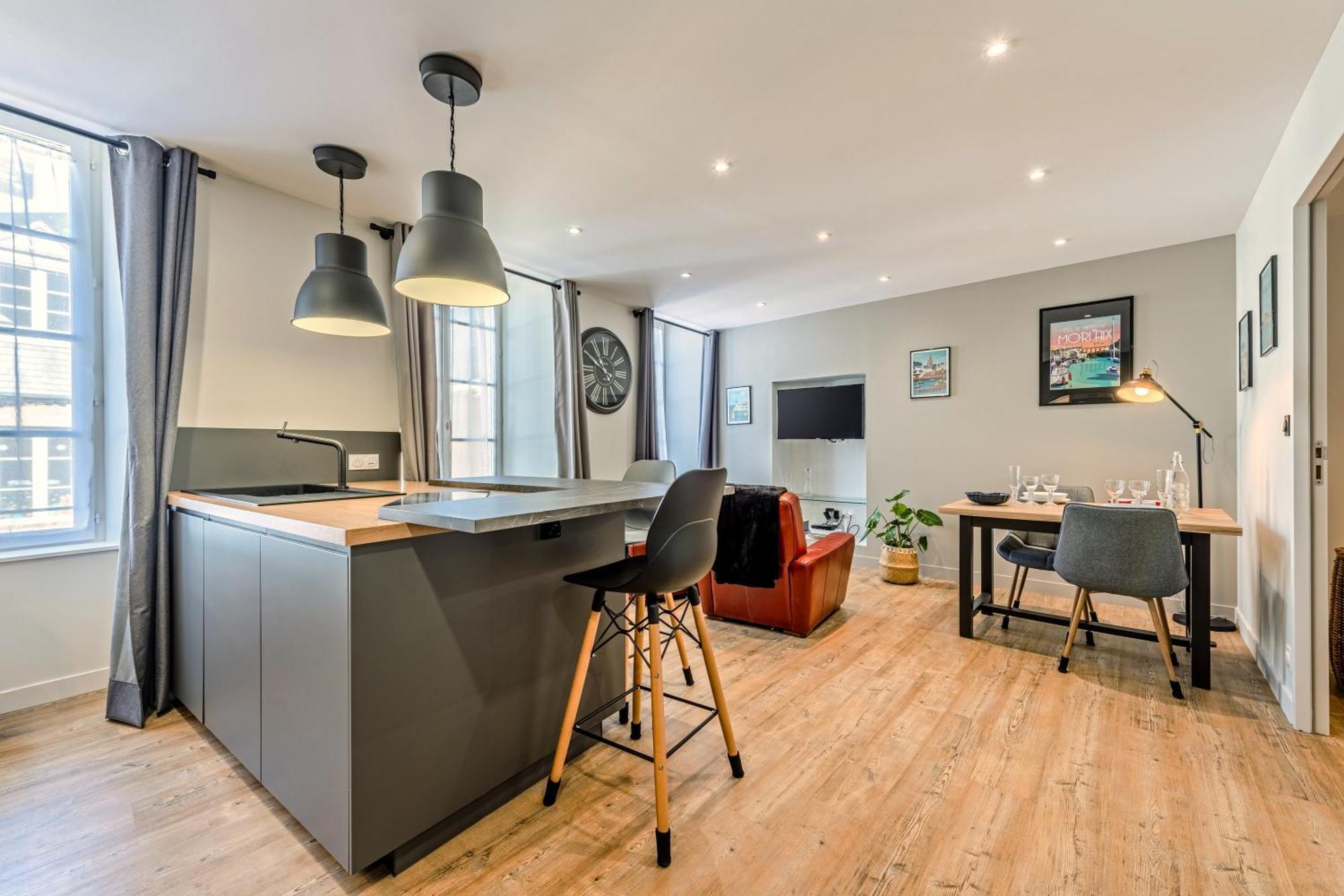 Appartement Du Theatre Morlaix Buitenkant foto